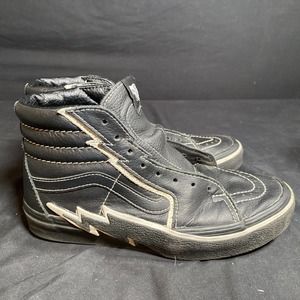 Mens VANS Off The Wall leather Skateboarding High Top Sneakers Shoes Sz 6.5